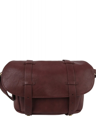 Fashion Flap Messenger Crossbody Bag CP003 BURGUNDY